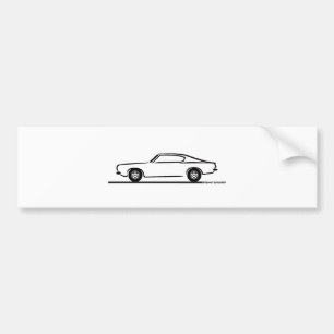 1968 1969 Plymouth Barracuda Bumper Sticker