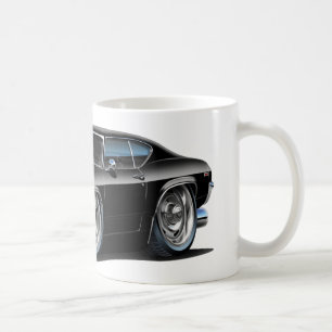 1968-69 Chevelle Black Car Coffee Mug