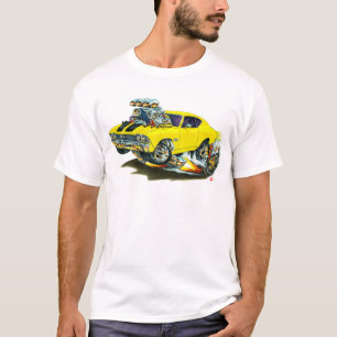 1968-69 Chevelle Yellow-Black Car T-Shirt