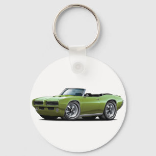 1968-69 GTO Green Convertible Key Ring