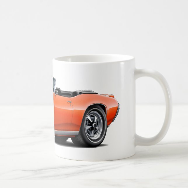 1968-69 GTO Orange Convertible Coffee Mug (Right)