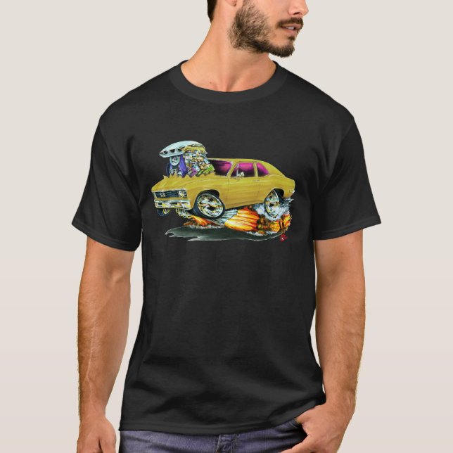 1968-70 Nova Gold Car T-Shirt (Front)