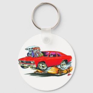 1968-70 Nova Red Car Key Ring