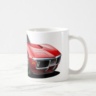 1968-72 Corvette Red Car Coffee Mug