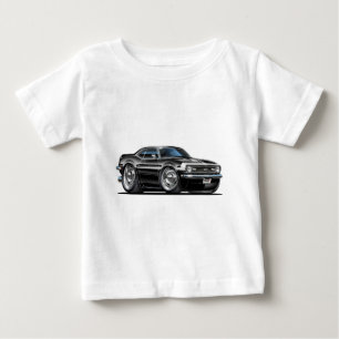 1968 Camaro Black-White Car Baby T-Shirt