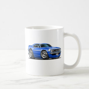 1968 Camaro Blue-White Car Coffee Mug