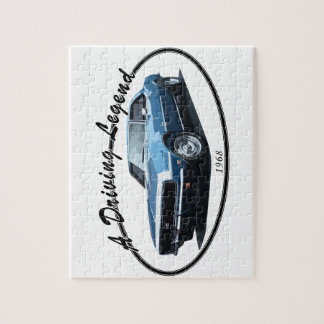 1968 CAMARO SS BLACK JIGSAW PUZZLE