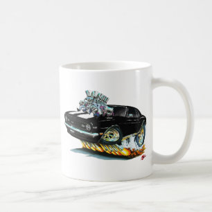 1968 Camaro SS Black-White Car Coffee Mug