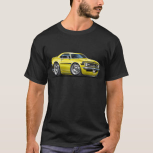 1968 Camaro Yellow-Black Car T-Shirt