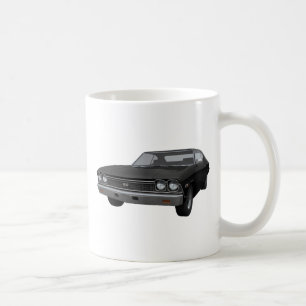 1968 Chevelle SS: Black Finish Coffee Mug