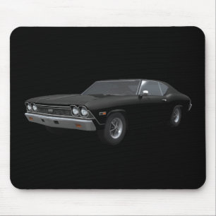 1968 Chevelle SS: Black Finish: Mousepad