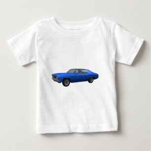 1968 Chevelle SS: Blue Finish Baby T-Shirt