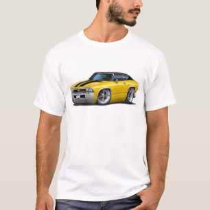 1968 Chevelle Yellow-Black Stripes T-Shirt
