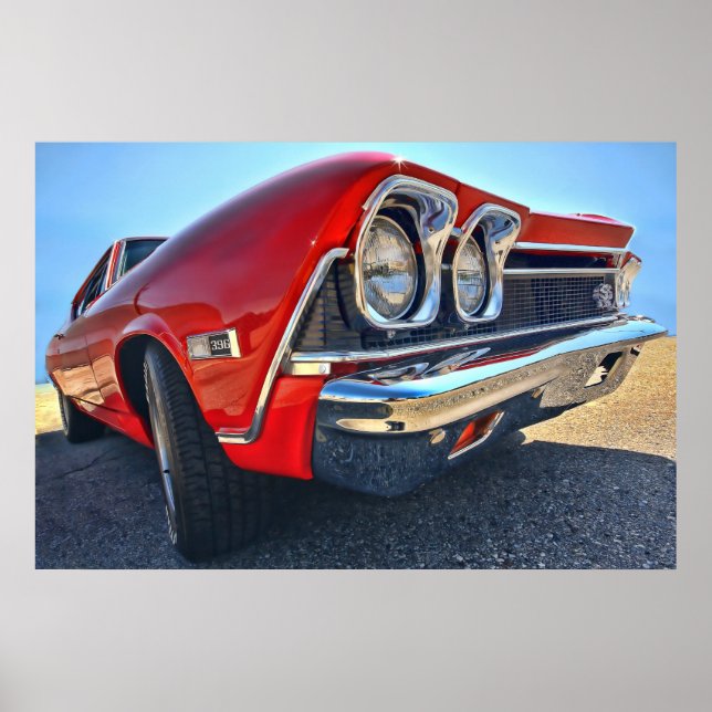 1968 Chevrolet Chevelle SS 396 Poster (Front)