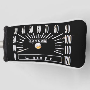 1968 Classic Car Speedometer Golf Head Cover