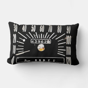 1968 Classic Car Speedometer Lumbar Cushion