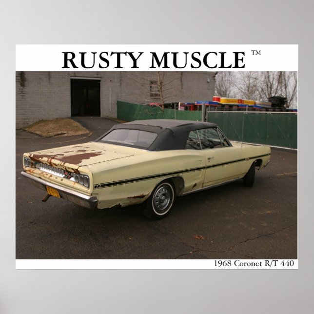 1968 Coronet R/T Poster (Front)