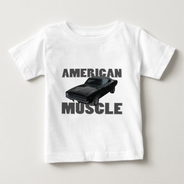 1968 dodge charger r/t american muscle baby T-Shirt (Front)