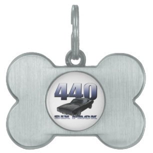 1968 dodge charger rt 440 six pack pet name tag
