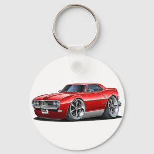 1968 Firebird Red Car Key Ring