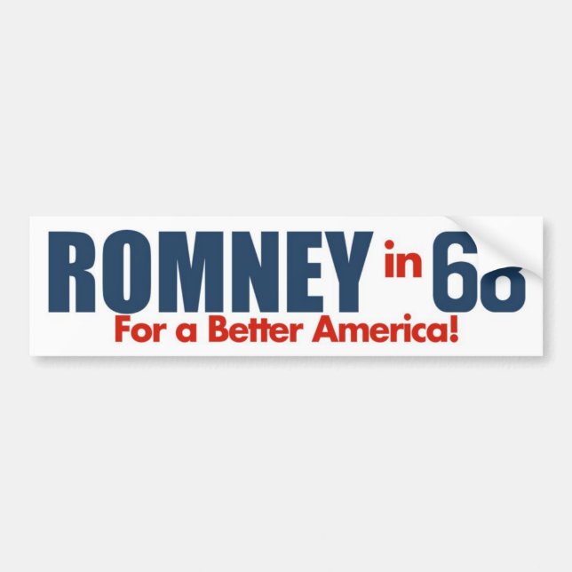 1968 George Romney Vintage Bumper Sticker (Front)