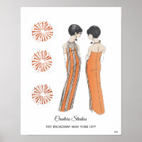 1968 NYC Ladies Mod Fashion Poster