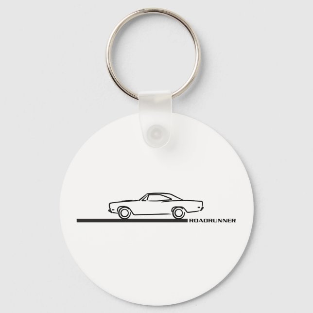 1968 Plymouth Roadrunner Key Ring (Front)