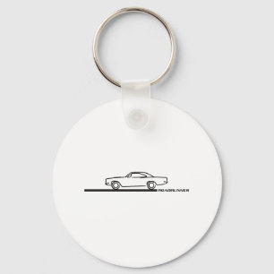 1968 Plymouth Roadrunner Key Ring