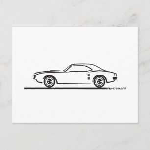 1968 Pontiac Firebird Postcard