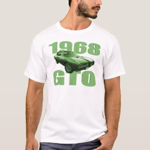 1968 Pontiac GTO Muscle Car Green T-Shirt