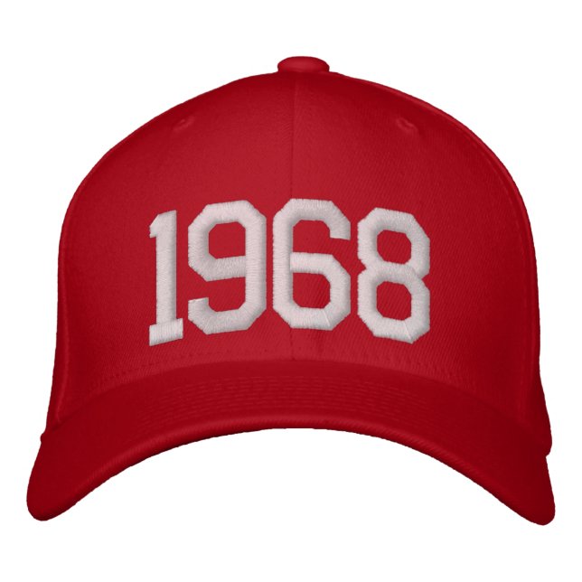 1968 Year Embroidered Hat (Front)