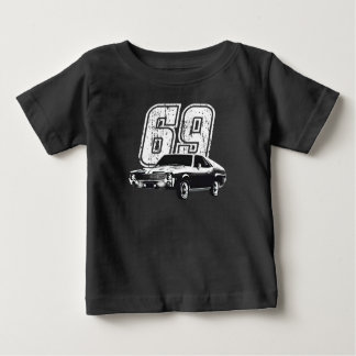 1969 AMC AMX Front Three Quarter View with Car Mod Baby T-Shirt