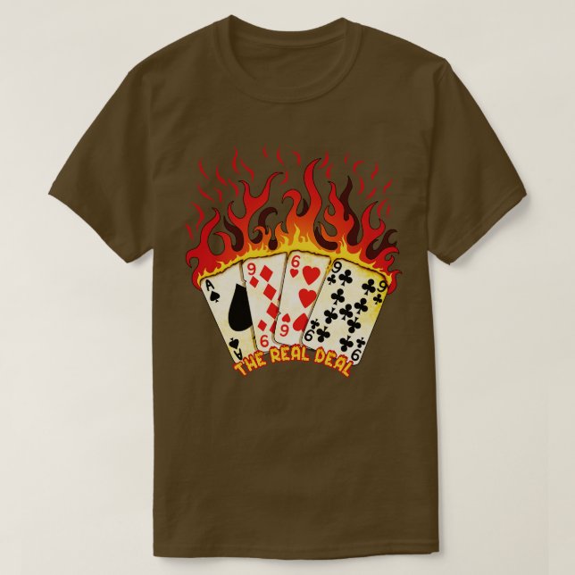 1969 birthday burning cards T-Shirt (Design Front)