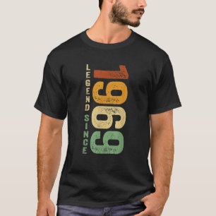 1969 Birthday Legend Since 1969 Gifts Born In 1969 T-Shirt