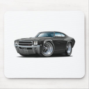 1969 Buick GS Black Car Mouse Pad