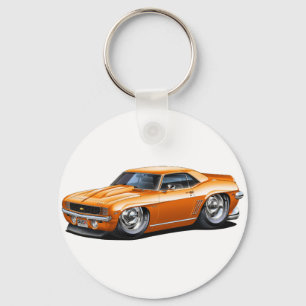 1969 Camaro Orange Car Key Ring