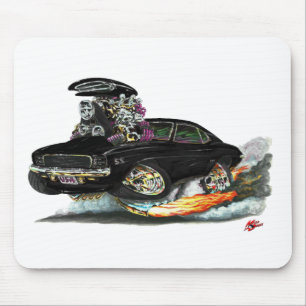 1969 Camaro RS SS Black Car Mouse Pad