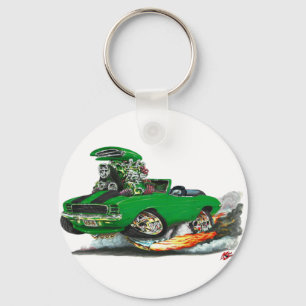 1969 Camaro RS SS Green-Black Convertible Key Ring