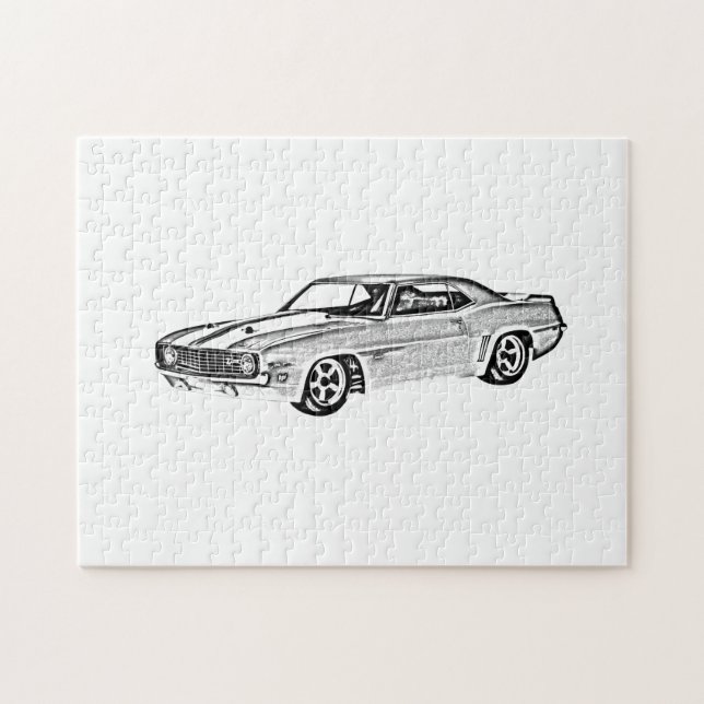 1969 Camaro Z28 Jigsaw Puzzle (Horizontal)