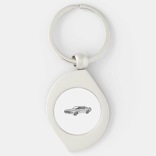 1969 Camaro Z28 Key Ring (Front)