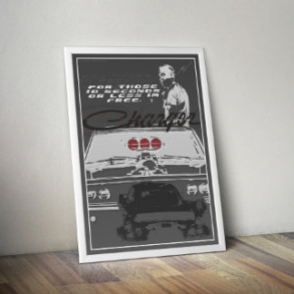 1969 Charger Fast & Furious Poster