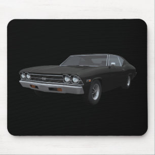 1969 Chevelle SS: Black Finish: Mousepad