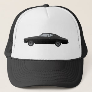 1969 Chevelle SS: Black Finish Trucker Hat