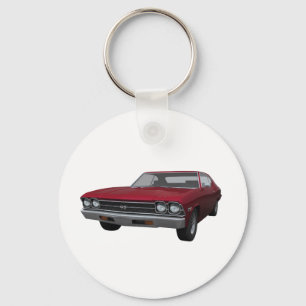 1969 Chevelle SS: Candy Apple Finish Key Ring