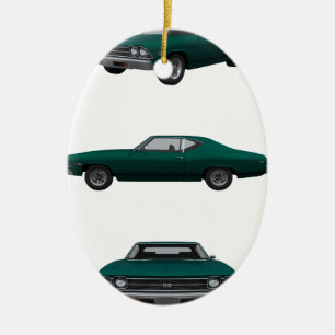 1969 Chevelle SS: Ceramic Tree Decoration