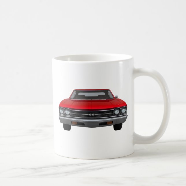 1969 Chevelle SS: Red Finish Coffee Mug (Right)