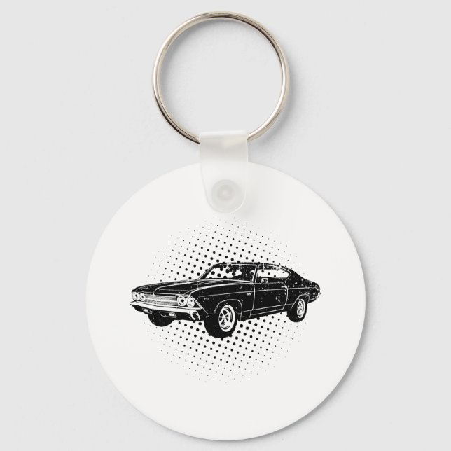 1969 Chevrolet Chevelle 396 SS Key Ring (Front)