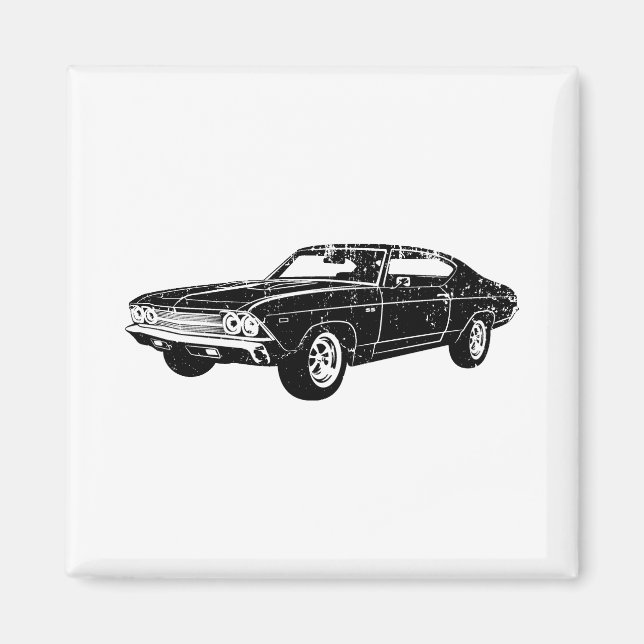 1969 Chevrolet Chevelle 396 SS Magnet (Front)