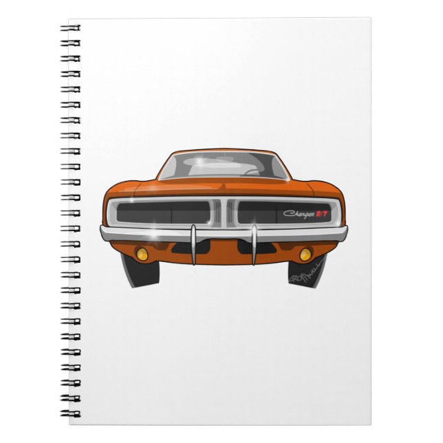 1969 Dodge Charger Notebook (Front)