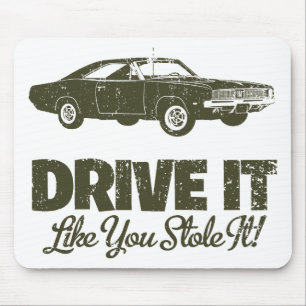 1969 Dodge Hemi Charger Mouse Pad